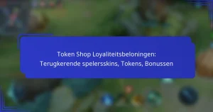 Token Shop Loyaliteitsbeloningen: Terugkerende spelersskins, Tokens, Bonussen